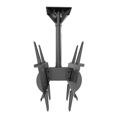SunBrite SB-CM-DT-L-BL Dual Ceiling Mount for Large Displays, Black