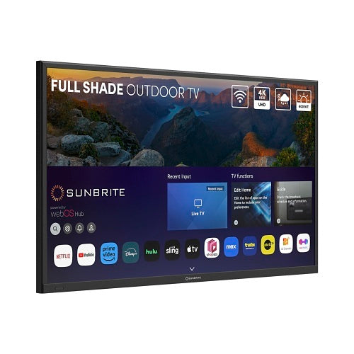 SunBrite SB-V4-49-BL 49\\" VERANDA 4 Full-Shade Outdoor TV