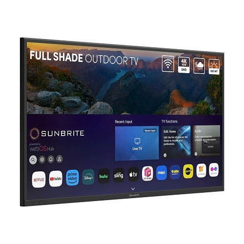SunBrite SB-V4-55-BL 55\\" Veranda 4 Series Full-Shade Outdoor TV