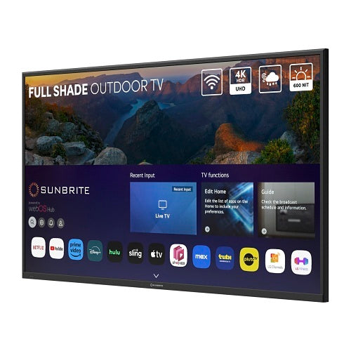 SunBrite SB-V4-65-BL 65\\" Veranda 4 4K DLED Outdoor Smart TV