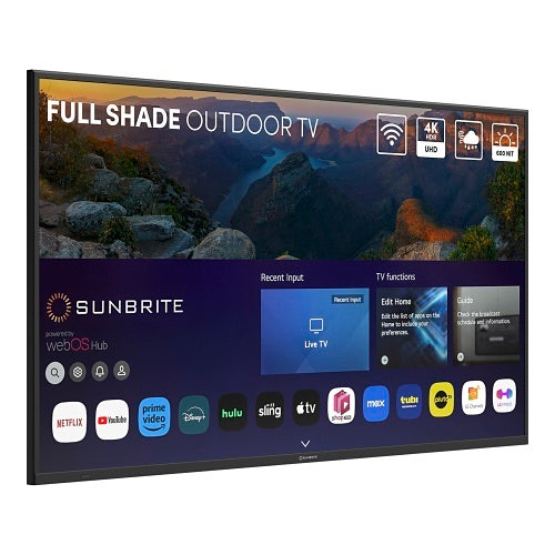 SunBrite SB-V4-75-BL 75\\" Veranda 4 4K DLED Outdoor Smart TV
