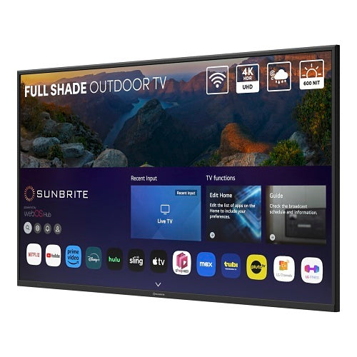 SunBrite SB-V4-75-BL 75\\" Veranda 4 4K DLED Outdoor Smart TV