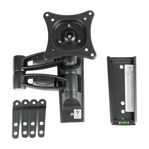SunBrite SB-WM-ART1-S-BL Single Arm Articulating Outdoor Weatherproof Mount for 32\\"-43\\" Displays, Black