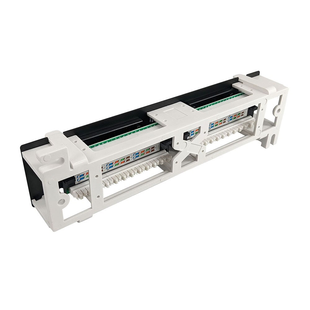 Simply45® 12-Port Wall Mount Cat5e UTP Patch Panel