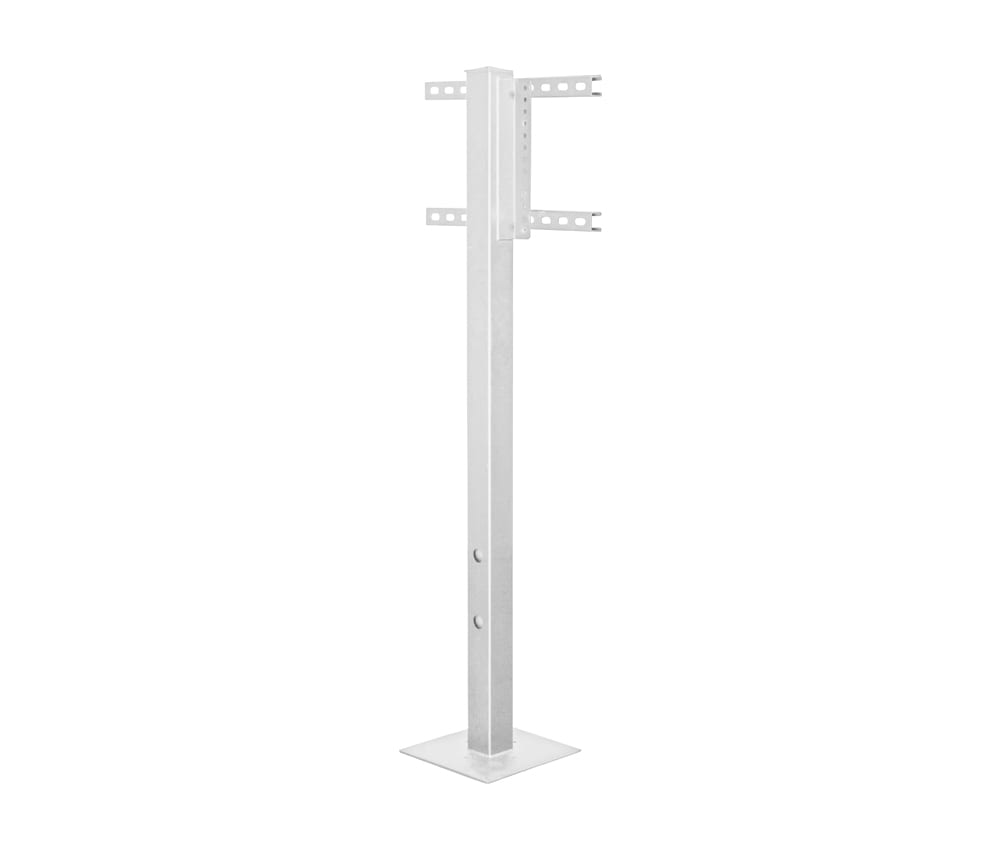 SunBrite™ Outdoor Deck Planter Pole (White)