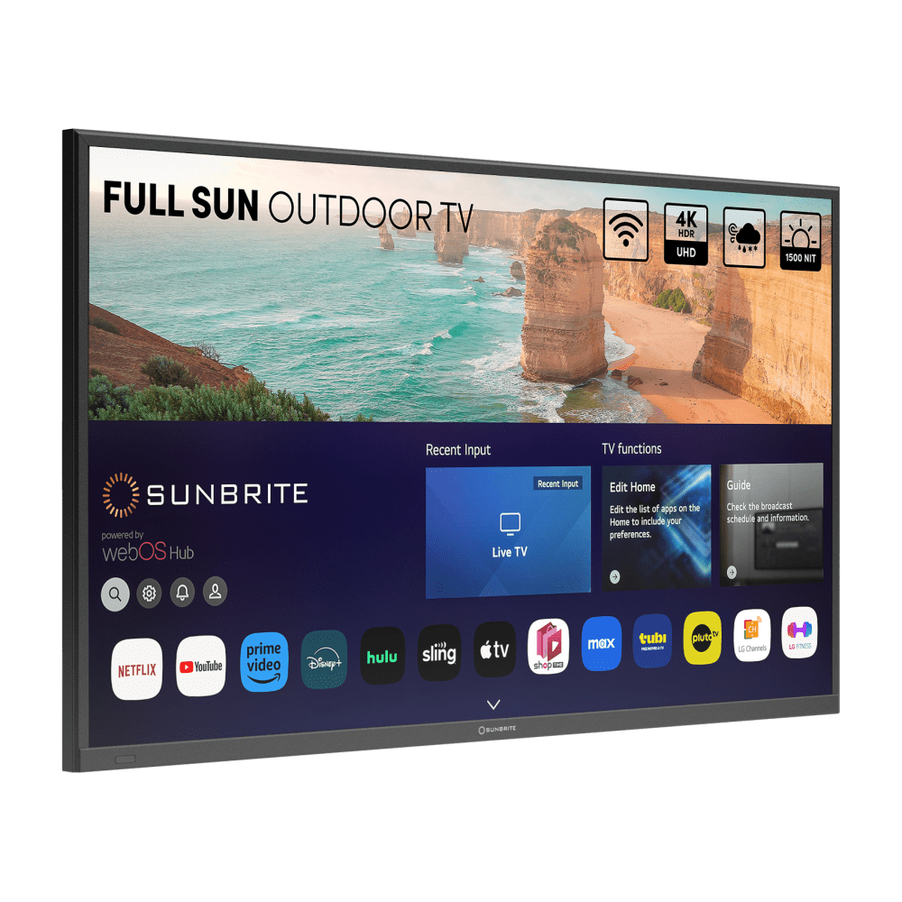 SunBrite Solis 4K Full-Sun Outdoor Smart TV - 75\\" (Black)