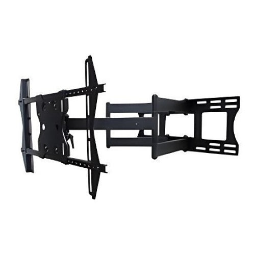 SunBrite SB-WM-ART2-L-BL Outdoor Weatherproof Mount with Dual Arm Articulating for 37\\"-80\\" TV Screens and Displays, Black