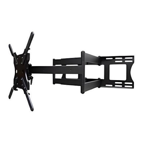 SunBrite SB-WM-ART2-L-BL Outdoor Weatherproof Mount with Dual Arm Articulating for 37\\"-80\\" TV Screens and Displays, Black