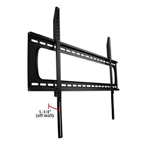 SunBrite SB-WM-F-XL-BLK Fixed Wall Mount for 55\\"-90\\" Outdoor TVs, Black