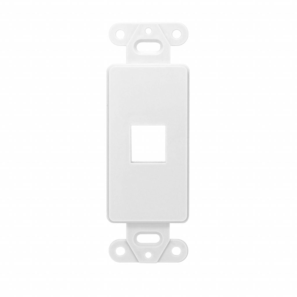 SynConnect 1 Port Decora Insert Plate – 10pc Pkg