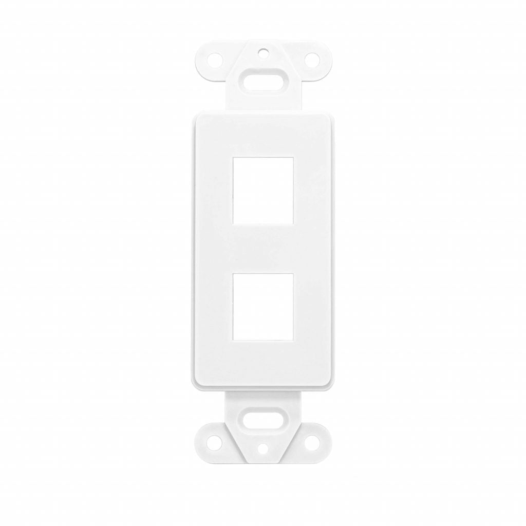 SynConnect 2 Port Decora Insert Plate – 10pc Pkg