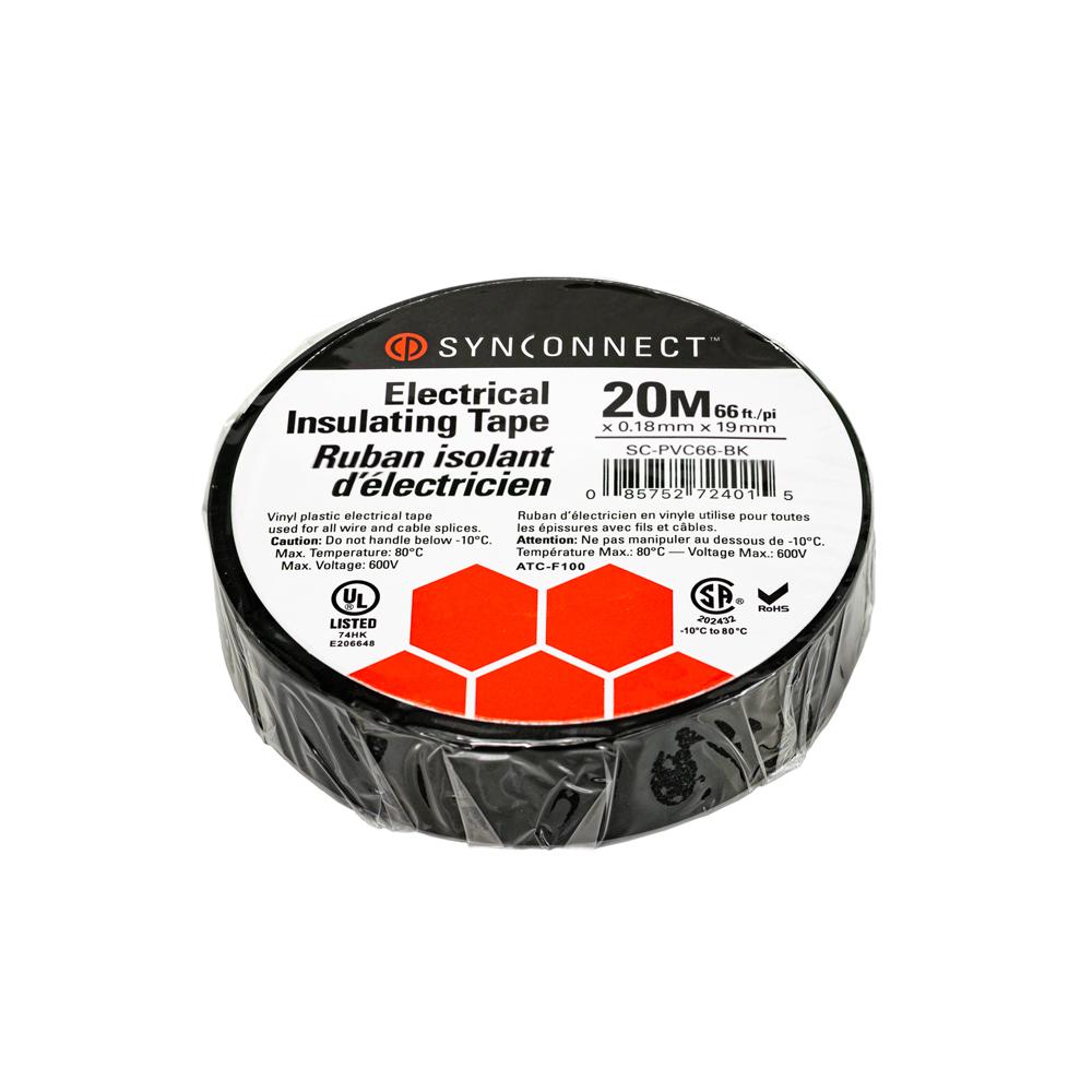 SynConnect Vinyl PVC Tape CSA - Black