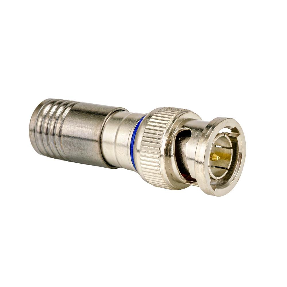 SynConnect BNC Compression Connector for RG6 cable - Bag of 10