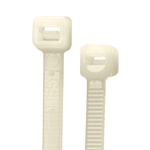 SynConnect Cable Tie 11\\" Flexible Nylon – White – 100 pcs