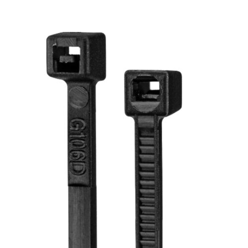 SynConnect Cable Tie 4\\" Flexible Nylon – Black – 100 pcs