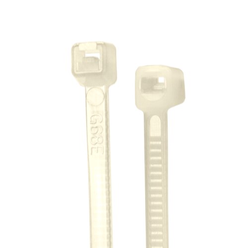 SynConnect Cable Tie 4\\" Flexible Nylon – White – 100 pcs