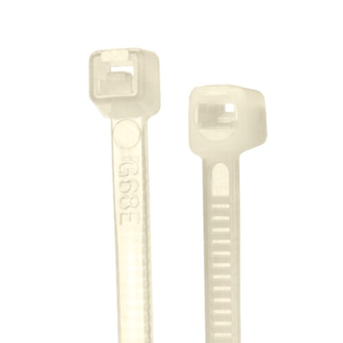 SynConnect Cable Tie 5\\" Flexible Nylon – White – 100 pcs