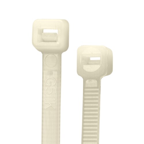 SynConnect Cable Tie Wraps Flexible Nylon 8\\" White c(UL) – 1000pcs
