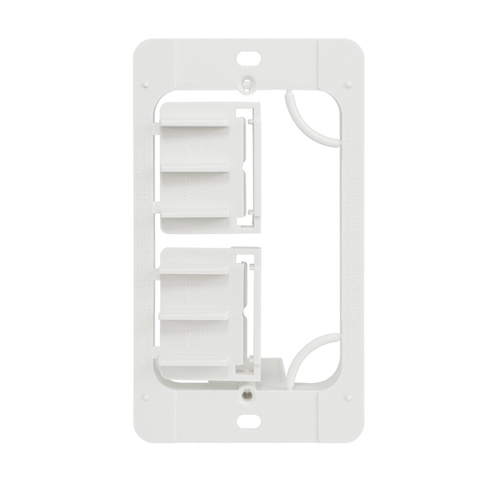 SynConnect Single Gang Low Voltage Toolless Mounting Plate