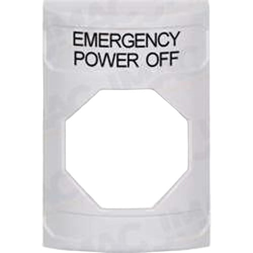 STI 02007-W Stopper "Emergency" Push Button Housing