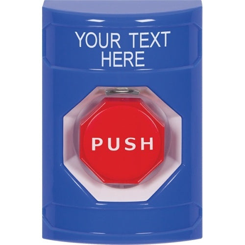 Safety Technology Blue Pneumatic Stopper Station With NO Cover Custo