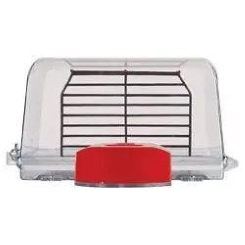 STI-7533MED MED Protective Cabinet, Siren Alarm, Thumb Lock, Polycarbonate with Wire Rack, Clear
