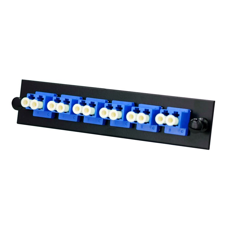 SyncFiber 12F Single-mode LC Duplex Adapter Plate – Blue