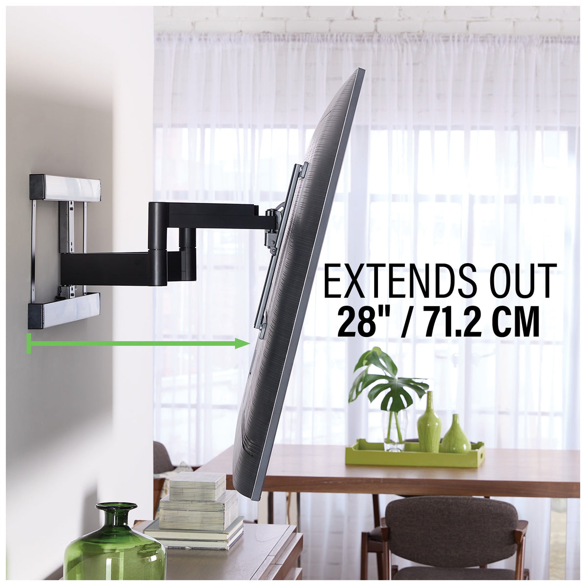 Sanus SLF428B3 Preferred Full-Motion TV Wall Mount for TVs 37\\" to 90