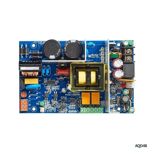 Securitron AQS2410-16F16R2 Power Supply with Enclosure, 16-Output, 2A Glass Fuses, 16-Relays, Fire Trigger, 10A, 24VDC