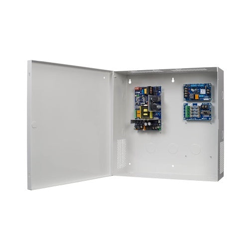 Securitron AQD4-8C8R1 AQD4 Series Switching Power Supply, 12V DC or 24V DC, 4A