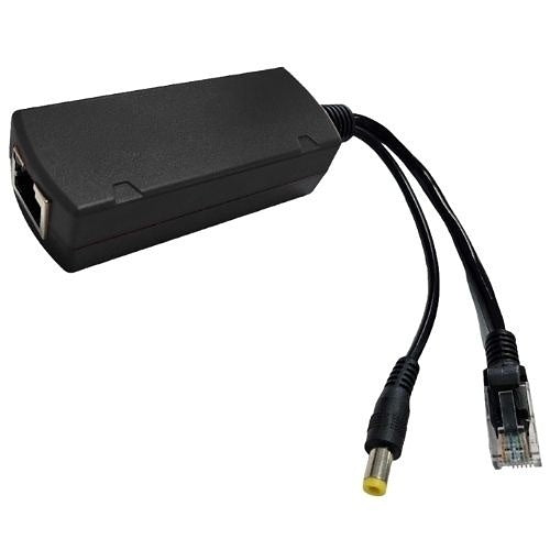 Speco AVS01KIT Two‑Way Audio Kit with 20W PoE Speaker and Microphone, ABS 6\'\' Speaker, Indoor Microphone, PoE Splitter
