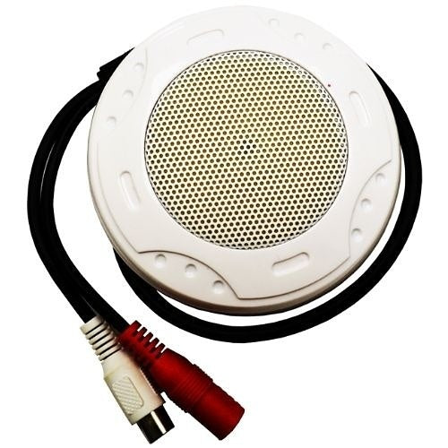 Speco AVS01KIT Two‑Way Audio Kit with 20W PoE Speaker and Microphone, ABS 6\'\' Speaker, Indoor Microphone, PoE Splitter