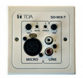 Remote Mixer with Mic Volume control and 2 inputs(24V 600mA