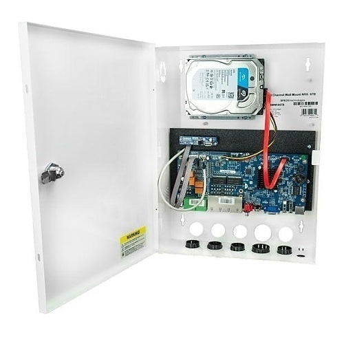 Speco N16WNRX24TB 16-Channel Facial Recognition Wall Mount NVR with 16 Built-In PoE Ports
