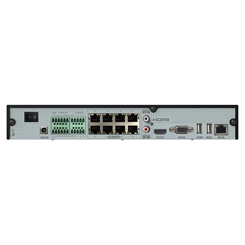 Speco N8NRX8TB 8-Channel 8K H.265 NVR, 8TB HDD