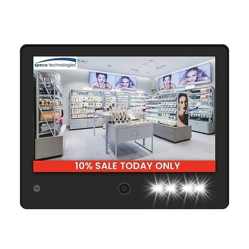 Speco PVM10 10.1\\" 2MP IP Public View Monitor with Built-In Speaker