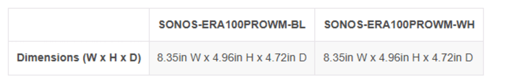 Sonos Era 100 Pro Surface Mount Pair