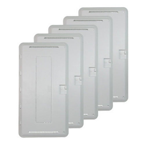 On-Q ENP30605NA 30\\" Plastic Trim Ring and Hinged Door for Media Enclosure, 5-Piece