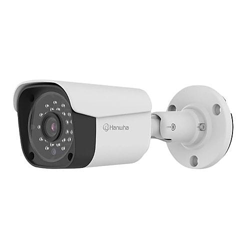 Hanwha ACO-6020R Wisenet Series 2MP IR Bullet Camera, 3.6mm Fixed Focal Lens, IP67, IK10, White