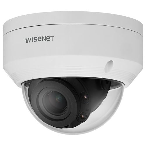 Hanwha ANV-L6082R A-Series 2MP WDR Outdoor IR Dome IP Camera, 3.2-10mm Motorized Varifocal Lens, White