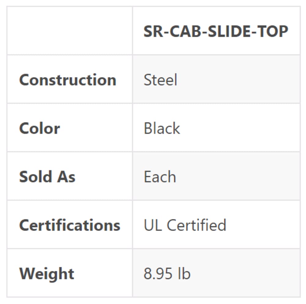 Strong™ In-Cabinet Slide Out Rack Top