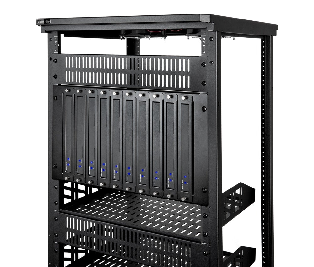 Strong™ Vertical MoIP 960 Shelf – 10 End Points | 6U