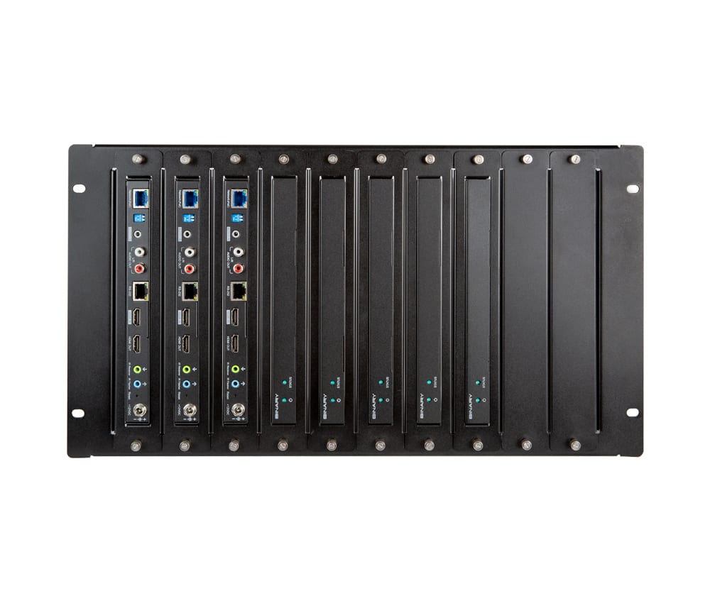 Strong™ Vertical MoIP 960 Shelf – 10 End Points | 6U