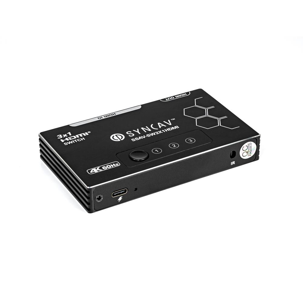SyncAV 3X1 4K HDMI Switcher