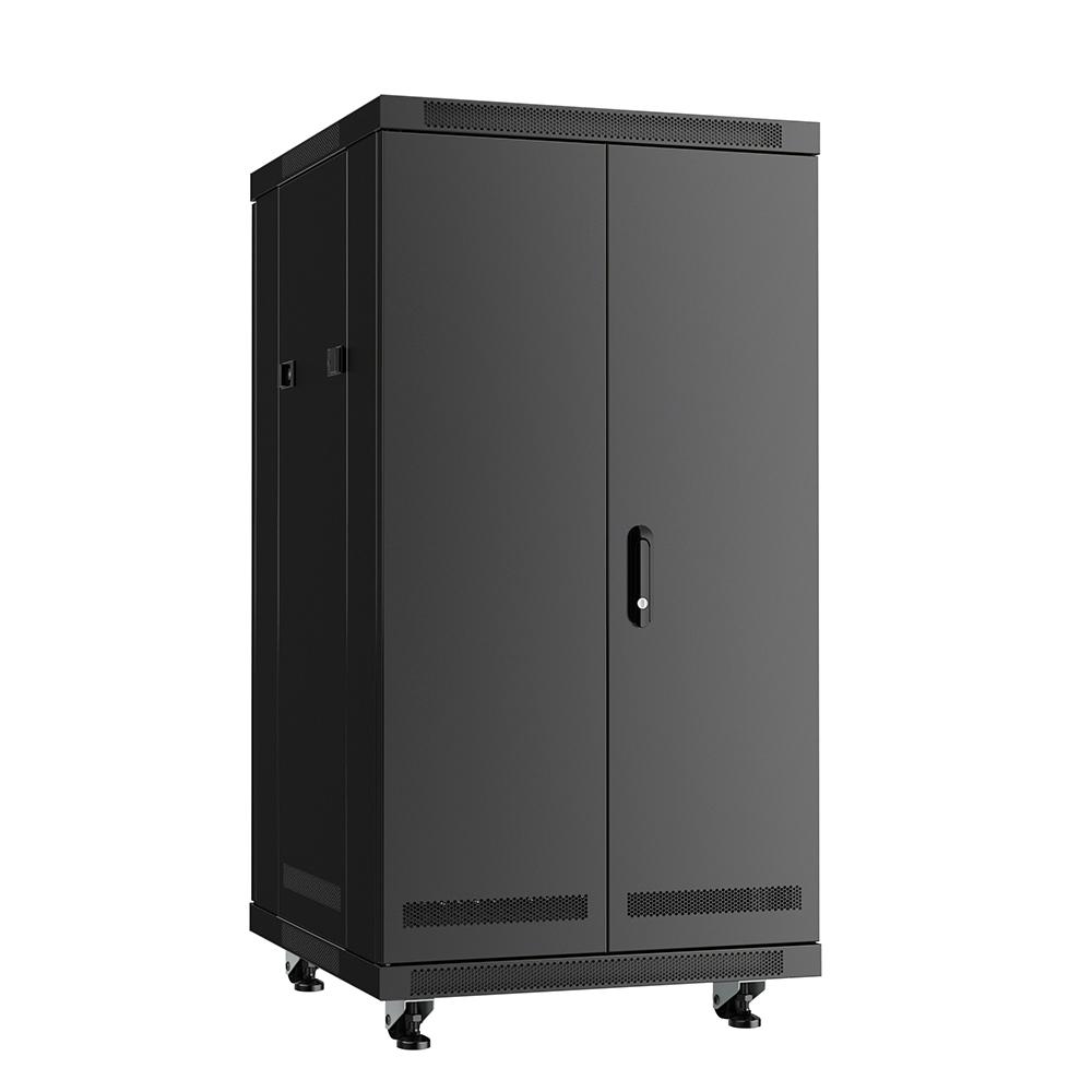 SyncSystem Complete AV Rack Cabinet 21U – 24\\"D w/ Silent Fans – UL
