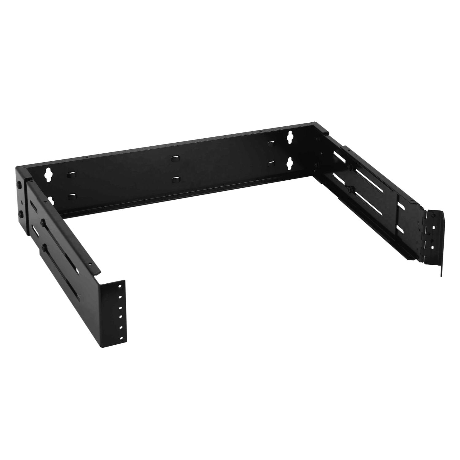 SyncSystem Wall Mount Rack 2U – Adjustable Depth 12\\" to 18\\" 10/32 Holes