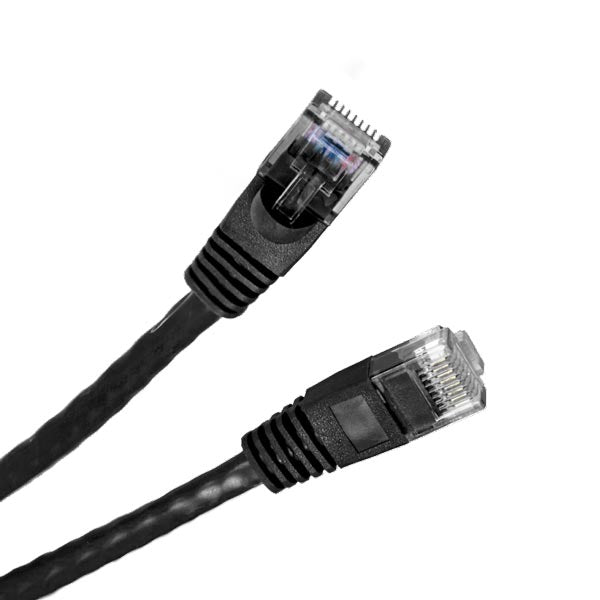 SynCable RJ45 CAT6 550MHz FT-4 Molded Patch Cable 10Gb/s – 7ft – Black