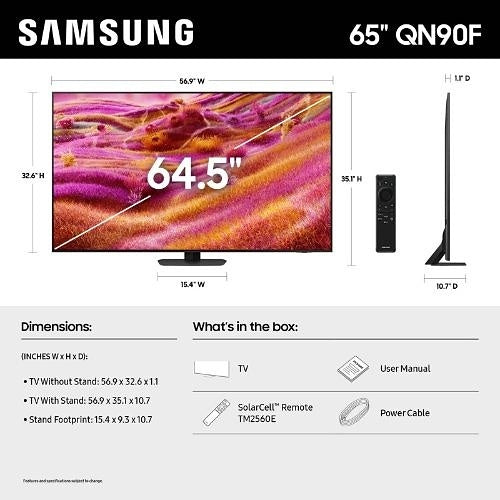 Samsung QN65QN90FAFXZA 65\\" QN90 Series Neo QLED 4K TV