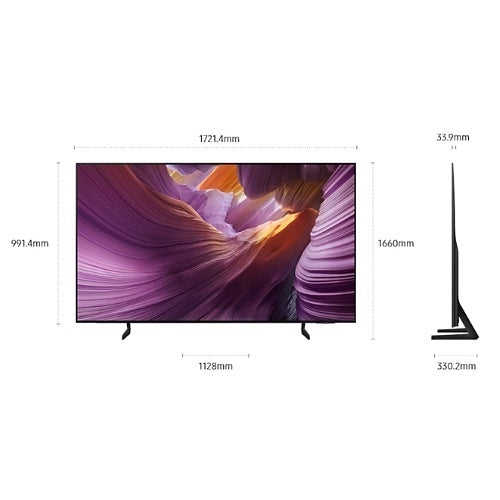 Samsung QN77S85FAEXZC 77\\" OLED S85F Series 4K Vision AI Smart TV