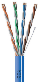 Paige 258300336 GameChanger Cable Unshielded Twister Pair, Indoor/Outdoor Plenum, CMP WHITE Jacket, 1000' Box